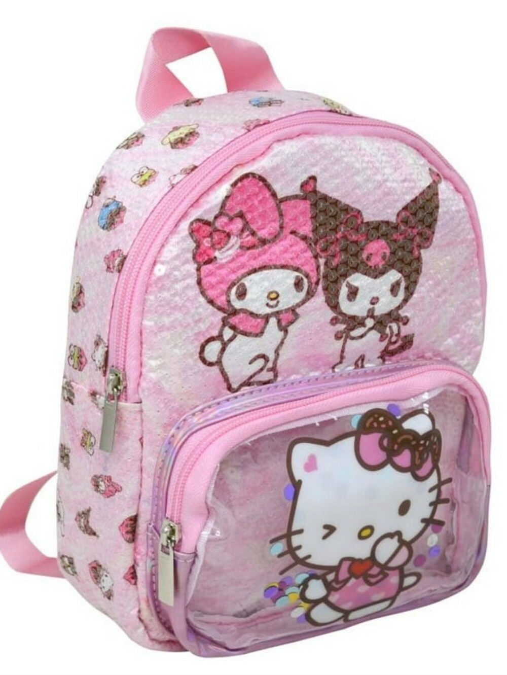 Hello Kitty Pink Sequin Character Mini Backpack